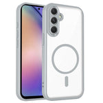 Custodia magnetica antiurto per telefono in policarbonato opaco effetto pelle., For Galaxy A34 5G, For Galaxy A54 5G