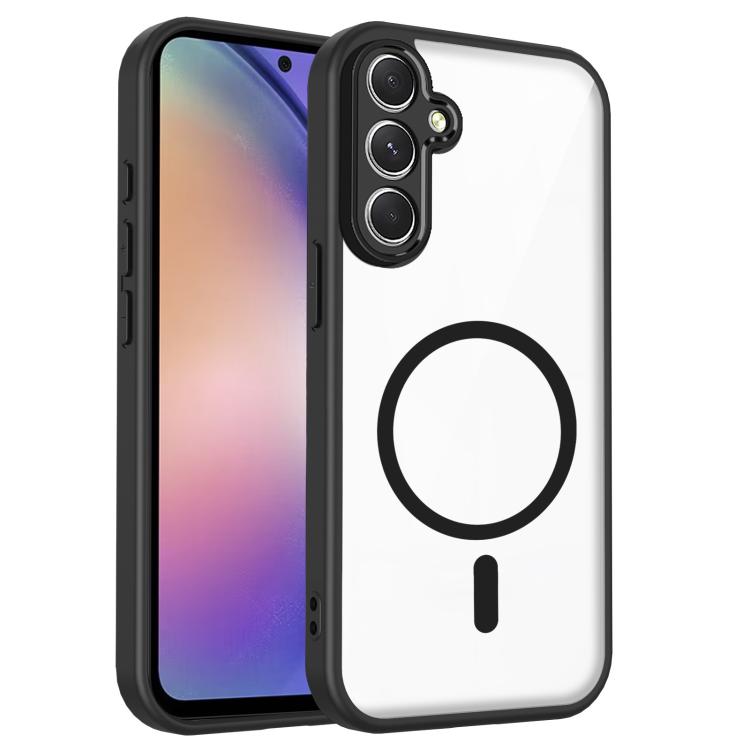 Custodia magnetica antiurto per telefono in policarbonato opaco effetto pelle., For Galaxy A17 4G / 5G / F17 / M17, For Galaxy A57 5G, For Galaxy A36 / A37 5G, For Galaxy A27 5G, For Galaxy A07 5G / F70e / M70e 5G, For Galaxy A06 4G / 5G               ...