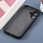 Custodia per telefono in silicone liquido con supporto magnetico per finestra grande., For iPhone 17, For iPhone Air