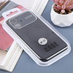 Custodia per telefono in silicone liquido con supporto magnetico per finestra grande., For iPhone 17, For iPhone Air