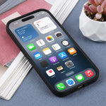 Custodia per telefono in silicone liquido con supporto magnetico per finestra grande., For iPhone 16 Plus, For iPhone 16