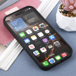 Custodia per telefono in silicone liquido con supporto magnetico per finestra grande., For iPhone 15 Pro Max, For iPhone 15 Pro
