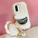 Custodia per telefono in peluche con ciondolo a forma di gatto con papillon 3D e cinturino., For Galaxy A57 5G, For Galaxy A37 5G, For Galaxy A17 5G / 4G, For Galaxy A56 5G, For Galaxy A26 5G, For Galaxy A36 5G, For Galaxy A16 5G / 4G                  ...