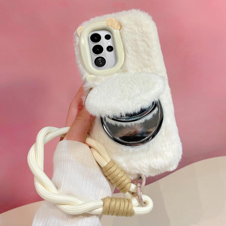 Custodia per telefono in peluche con ciondolo a forma di gatto con papillon 3D e cinturino., For Galaxy S26+ 5G, For Galaxy S26 Ultra 5G, For Galaxy S26 5G, For Galaxy S25+ 5G, For Galaxy S25 Ultra 5G, For Galaxy S24 Ultra 5G, For Galaxy S24+ 5G       ...
