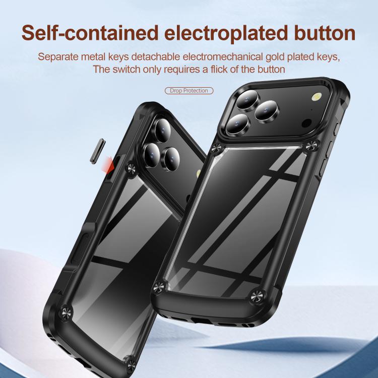 Custodia per telefono in TPU + PC con protezione per l'obiettivo., For iPhone 18 Pro, For iPhone 18 Pro Max