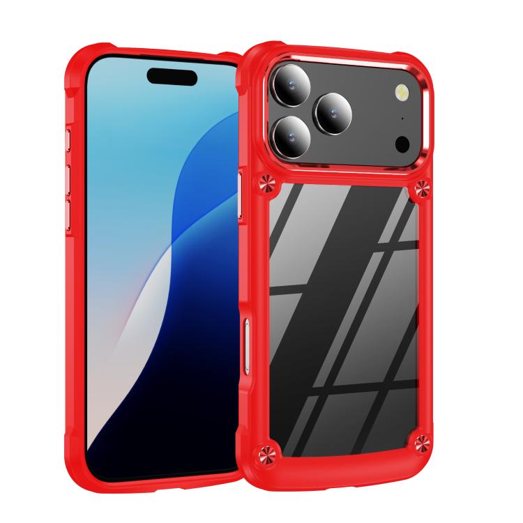 Custodia per telefono in TPU + PC con protezione per l'obiettivo., For iPhone 18 Pro, For iPhone 18 Pro Max