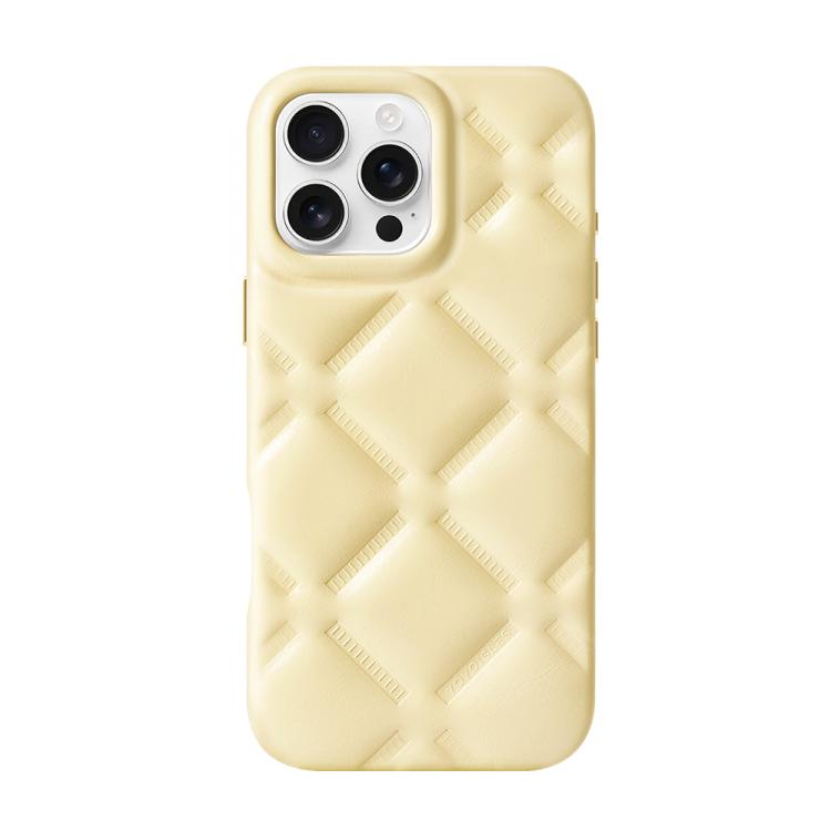 Custodia per telefono in pelle vegana della serie Cloud di YOYOISLES, For iPhone 16 Pro Max, For iPhone 16 Pro