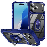 Custodia per telefono in TPU + PC con protezione per l'obiettivo e anello di supporto., For iPhone 18 Pro, For iPhone 18 Pro Max, For iPhone 17 Pro