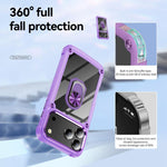 Custodia per telefono in TPU + PC con protezione per l'obiettivo e anello di supporto., For iPhone 18 Pro, For iPhone 18 Pro Max, For iPhone 17 Pro