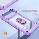 Custodia per telefono in TPU + PC con protezione per l'obiettivo e anello di supporto., For iPhone 18 Pro, For iPhone 18 Pro Max, For iPhone 17 Pro