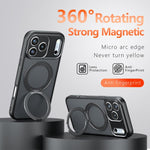 Custodia per telefono ibrida in PC e TPU con supporto magnetico Armor, For iPhone 18 Pro, For iPhone 18 Pro Max, For iPhone 17 Pro Max, For iPhone 17 Pro