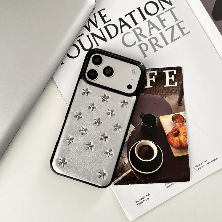 Custodia per telefono Rivet Stars, For iPhone 17 Pro Max, For iPhone 17 Pro, For iPhone 17, For iPhone 16 Pro Max, For iPhone 16 Pro, For iPhone 16, For iPhone 15 Pro Max, For iPhone 14 Pro Max