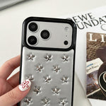 Custodia per telefono Rivet Stars, For iPhone 17 Pro Max, For iPhone 17 Pro, For iPhone 17, For iPhone 16 Pro Max, For iPhone 16 Pro, For iPhone 16, For iPhone 15 Pro Max, For iPhone 14 Pro Max