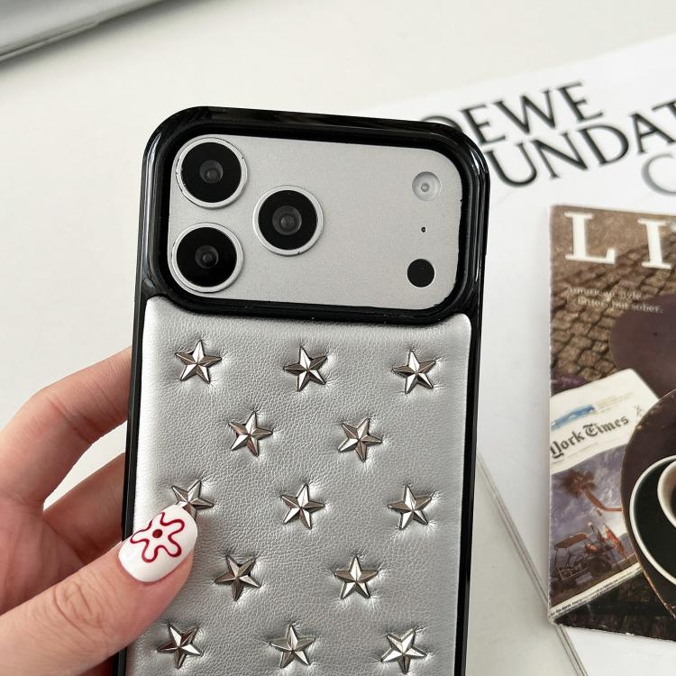 Custodia per telefono Rivet Stars, For iPhone 17 Pro Max, For iPhone 17 Pro, For iPhone 17, For iPhone 16 Pro Max, For iPhone 16 Pro, For iPhone 16, For iPhone 15 Pro Max, For iPhone 14 Pro Max
