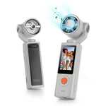 Videocamera portatile F21 con schermo IPS da 1,97 pollici, risoluzione HD 1080p e ventola, ideale per vlog.