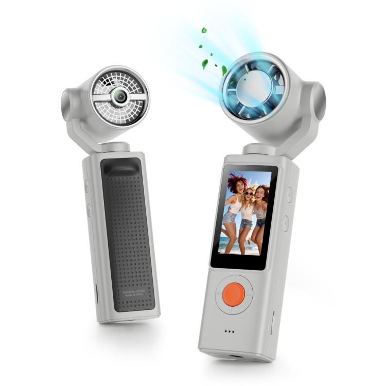 Videocamera portatile F21 con schermo IPS da 1,97 pollici, risoluzione HD 1080p e ventola, ideale per vlog.