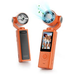 Videocamera portatile F21 con schermo IPS da 1,97 pollici, risoluzione HD 1080p e ventola, ideale per vlog.