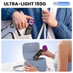 Videocamera portatile F21 con schermo IPS da 1,97 pollici, risoluzione HD 1080p e ventola, ideale per vlog.