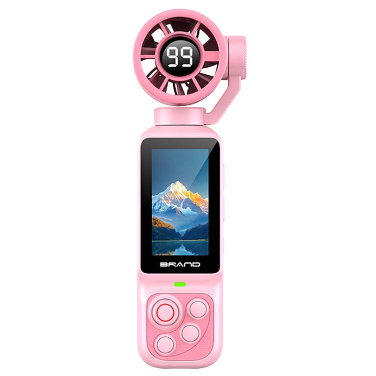 Videocamera tascabile LK-035 con stabilizzatore a ventola, schermo da 1,97 pollici, risoluzione HD 1080P, ideale per vlog.