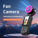 Videocamera tascabile LK-035 con stabilizzatore a ventola, schermo da 1,97 pollici, risoluzione HD 1080P, ideale per vlog.