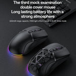 Mouse Yesido KB46 cablato, Bluetooth 2.4G, RGB, 3 modalità, ricaricabile