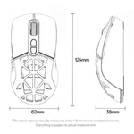 Mouse Yesido KB46 cablato, Bluetooth 2.4G, RGB, 3 modalità, ricaricabile