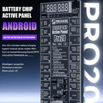 Pannello di rilevamento dell'attivazione del chip di ricarica rapida della batteria MECHANIC Pro20 per Android