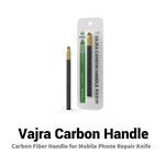Manico per coltello 2UUL DA29 Vajra in fibra di carbonio