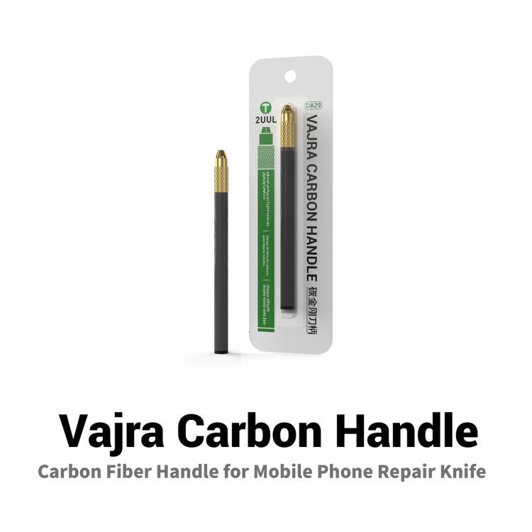 Manico per coltello 2UUL DA29 Vajra in fibra di carbonio