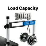 Supporto per microscopio MECHANIC M6+ con braccio oscillante smorzato e rotazione a 360°.