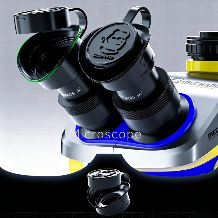 MECHANIC DFC Tappo antipolvere in morbido silicone per oculare del microscopio