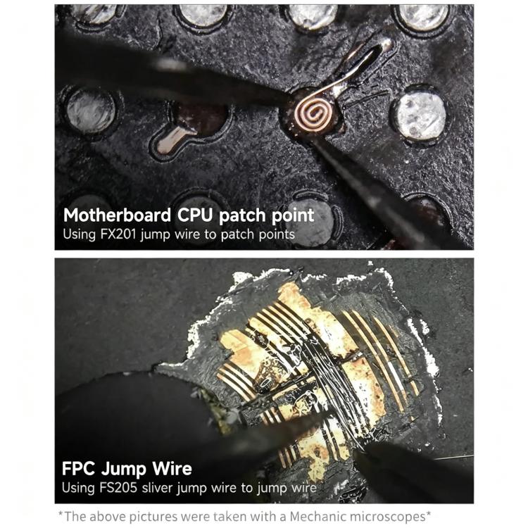Filo volante isolato per riparazione scheda madre PCB