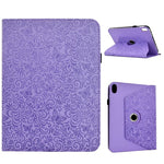 Custodia per tablet smart in ecopelle con motivo a farfalla in rilievo, girevole., For iPad 2025 / 2022, For iPad mini 2024 / mini 6, For iPad Air 2026 / 2025 / 2024, For iPad 10.2 2021 / 10.5 2019