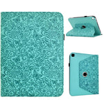 Custodia per tablet smart in ecopelle con motivo a farfalla in rilievo, girevole., For iPad 2025 / 2022, For iPad mini 2024 / mini 6, For iPad Air 2026 / 2025 / 2024, For iPad 10.2 2021 / 10.5 2019