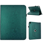 Custodia per tablet smart in ecopelle con motivo a farfalla in rilievo, girevole., For iPad 2025 / 2022, For iPad mini 2024 / mini 6, For iPad Air 2026 / 2025 / 2024, For iPad 10.2 2021 / 10.5 2019