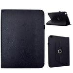 Custodia per tablet smart in ecopelle con motivo a farfalla in rilievo, girevole., For iPad 9.7 2018 / 2017