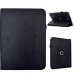 Custodia per tablet smart in ecopelle con motivo a farfalla in rilievo, girevole., For Galaxy Tab A7 2020 / T500, For Galaxy Tab S5e 10.5 / T720, For Galaxy Tab A 10.5 / T590, For Galaxy Tab A 10.1 2016 / T580