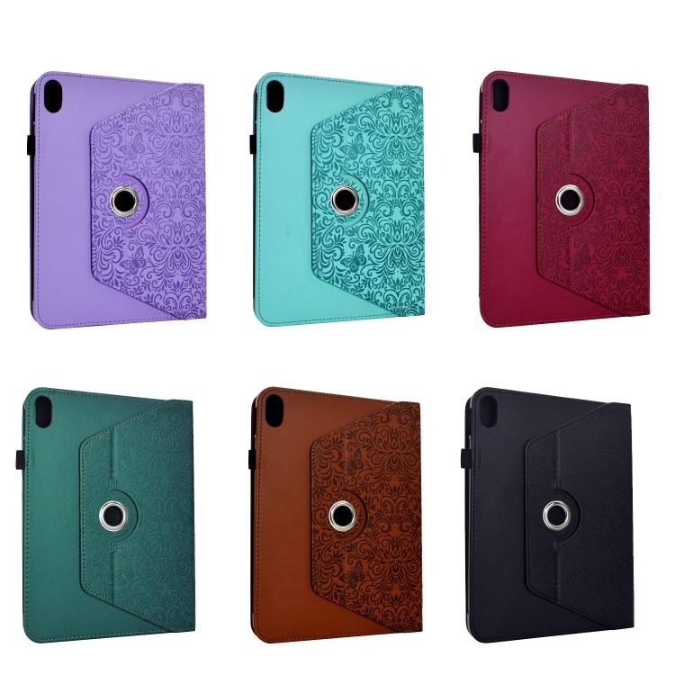 Custodia per tablet smart in ecopelle con motivo a farfalla in rilievo, girevole., For Galaxy Tab S12+, For Galaxy Tab A11+ / A9+, For Galaxy Tab S11, For Galaxy Tab S10 FE+