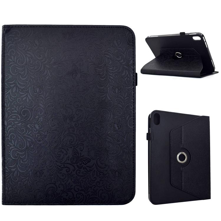 Custodia per tablet smart in ecopelle con motivo a farfalla in rilievo, girevole., For Galaxy Tab S12+, For Galaxy Tab A11+ / A9+, For Galaxy Tab S11, For Galaxy Tab S10 FE+