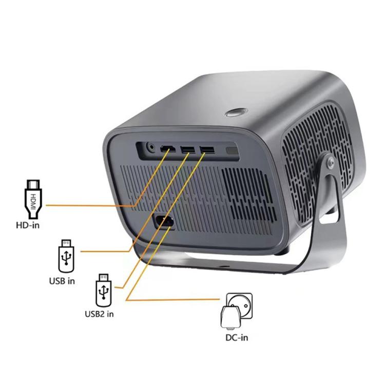 Videoproiettore HD wireless con rotazione a 360° e WiFi