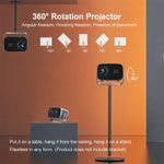 Videoproiettore HD wireless con rotazione a 360° e WiFi