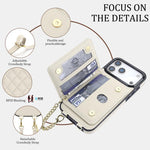Portafoglio con custodia magnetica per iPhone 17 e 16