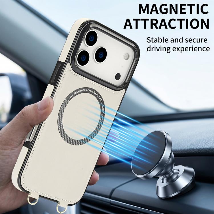 Portafoglio con custodia magnetica per iPhone 17 e 16