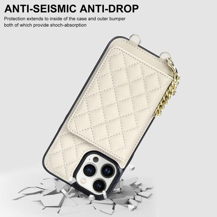 Portafoglio romboidale con custodia magnetica per telefono, tracolla e cinturino da polso, For iPhone 13 Pro Max, For iPhone 13 Pro, For iPhone 12 / 12 Pro, For iPhone 12 Pro Max