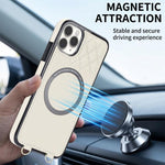 Portafoglio romboidale con custodia magnetica per telefono, tracolla e cinturino da polso, For iPhone 11 Pro Max, For iPhone 11, For iPhone 11 Pro
