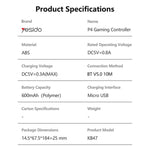 Controller di gioco wireless Yesido KB47 per PS4/PS3