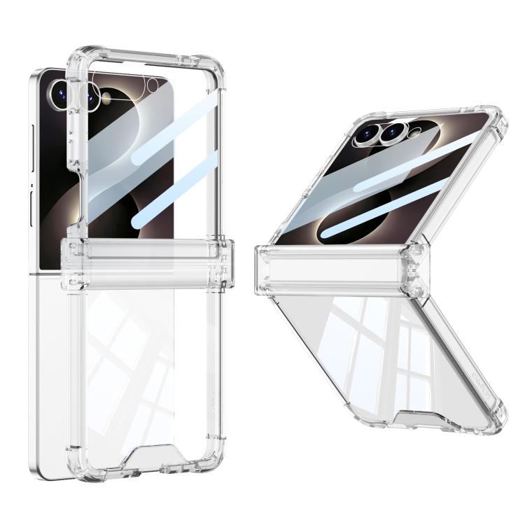 Custodia per telefono antiurto con cerniera airbag integrata GKK, For Galaxy Z Flip8 5G