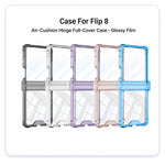 Custodia per telefono antiurto con cerniera airbag integrata GKK, For Galaxy Z Flip8 5G