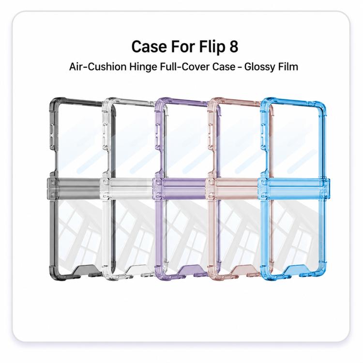 Custodia per telefono antiurto con cerniera airbag integrata GKK, For Galaxy Z Flip8 5G