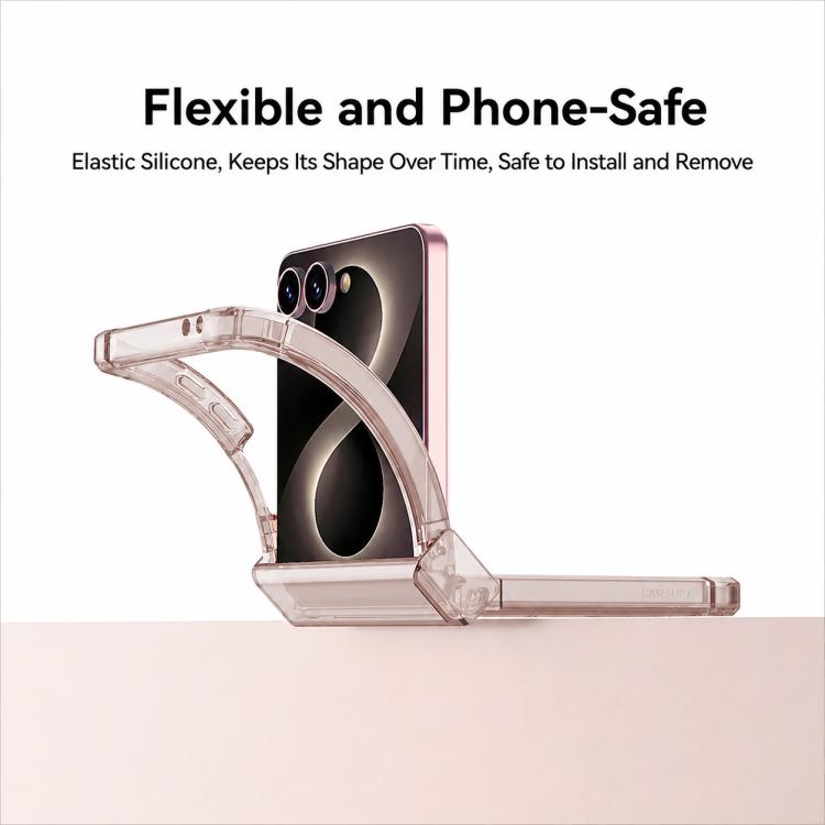 Custodia per telefono antiurto con cerniera airbag integrata GKK, For Galaxy Z Flip8 5G
